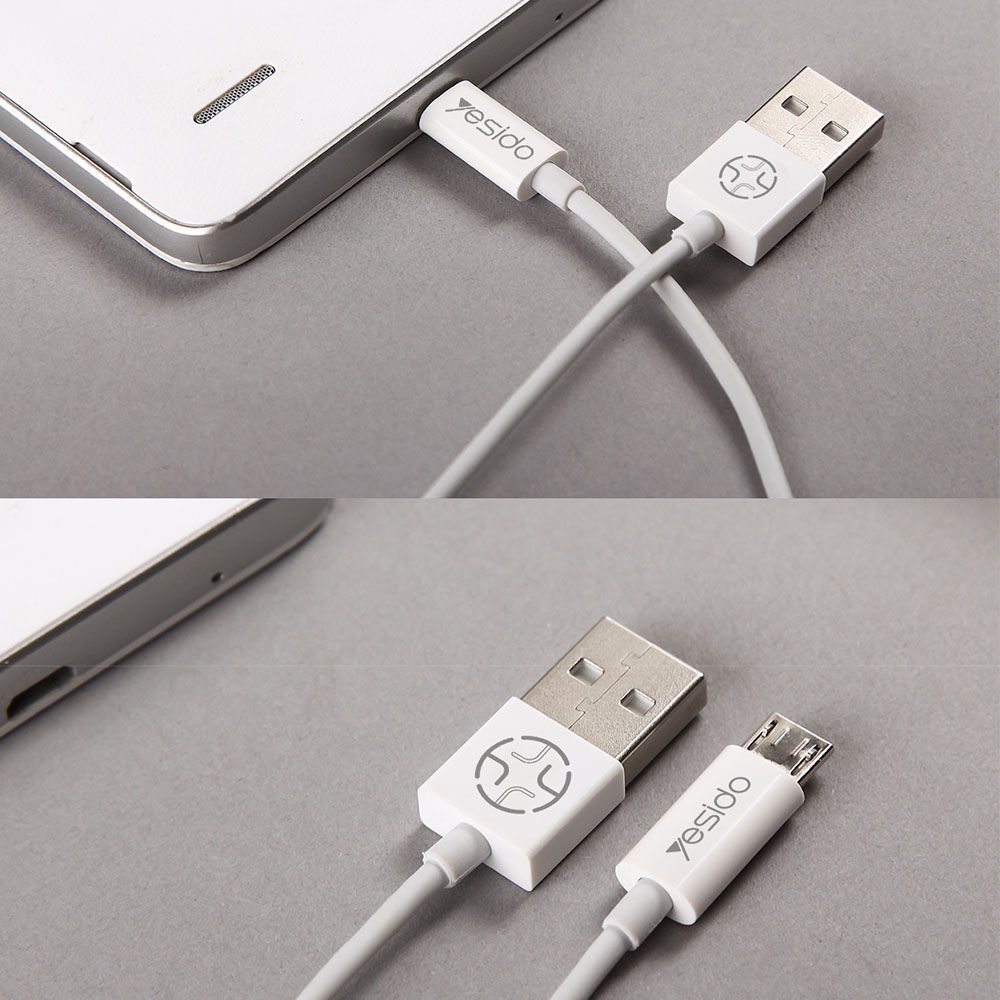 Καλώδιο Yesido CA22 USB-A σε Type-C 18W 1.2m Λευκό