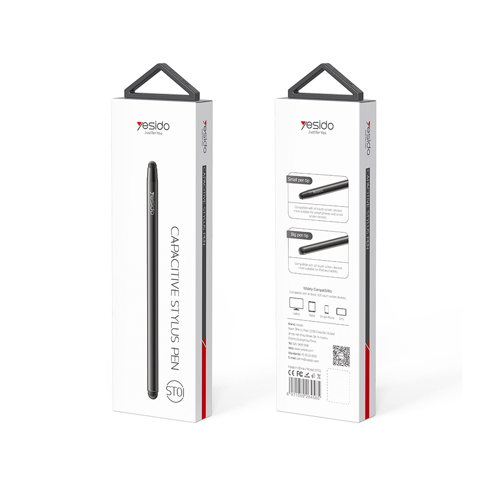 Γραφίδα Αφής Yesido ST01 Passive Capacitive Stylus Pen Μαύρο