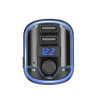 FM Transmitter Yesido Y44 Bluetooth με Φορτιστή Αυτοκινήτου 2xUSB-A Μαύρο