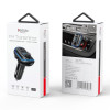 FM Transmitter Yesido Y44 Bluetooth με Φορτιστή Αυτοκινήτου 2xUSB-A Μαύρο