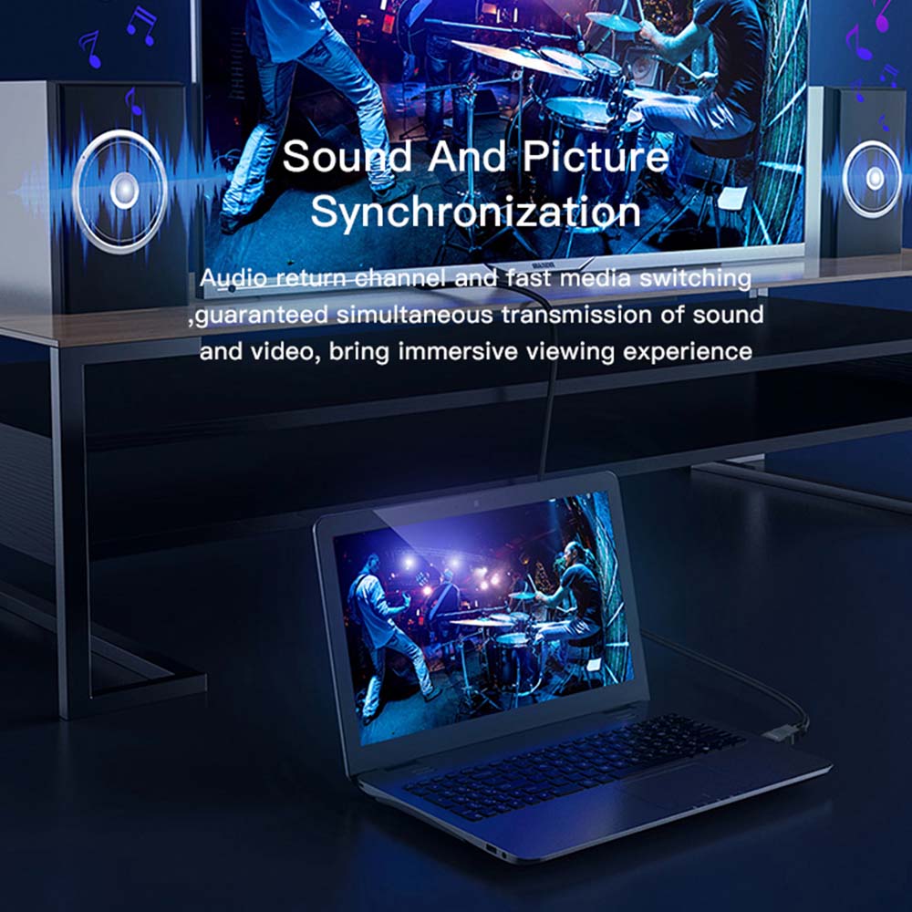 Καλώδιο HDMI Yesido HM09 1.5m 4K/30Hz 18Gbps Μαύρο