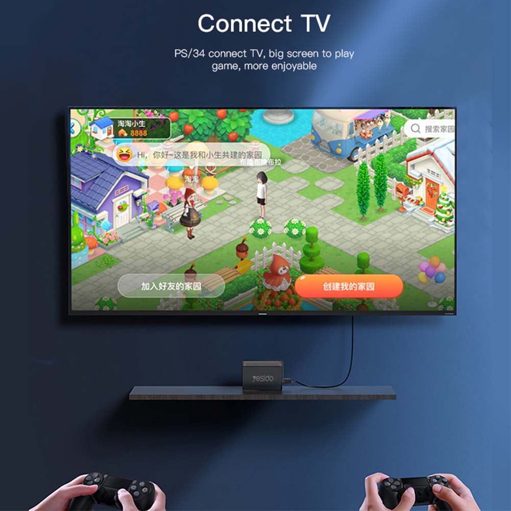Καλώδιο HDMI Yesido HM09 1.5m 4K/30Hz 18Gbps Μαύρο