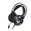 Pro Gaming Headset Yesido EK02 LED On Ear με σύνδεση USB & 2x3.5mm Μαύρο