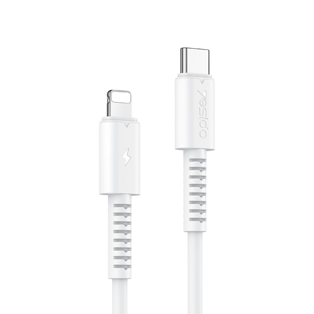 Καλώδιο Yesido CA153 Type-C σε Lightning 20W 1m Λευκό