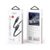 Καλώδιο Yesido CA160 Braided Type-C σε Type-C 60W με αυτόματη αποσύνδεση 1.2m Μαύρο