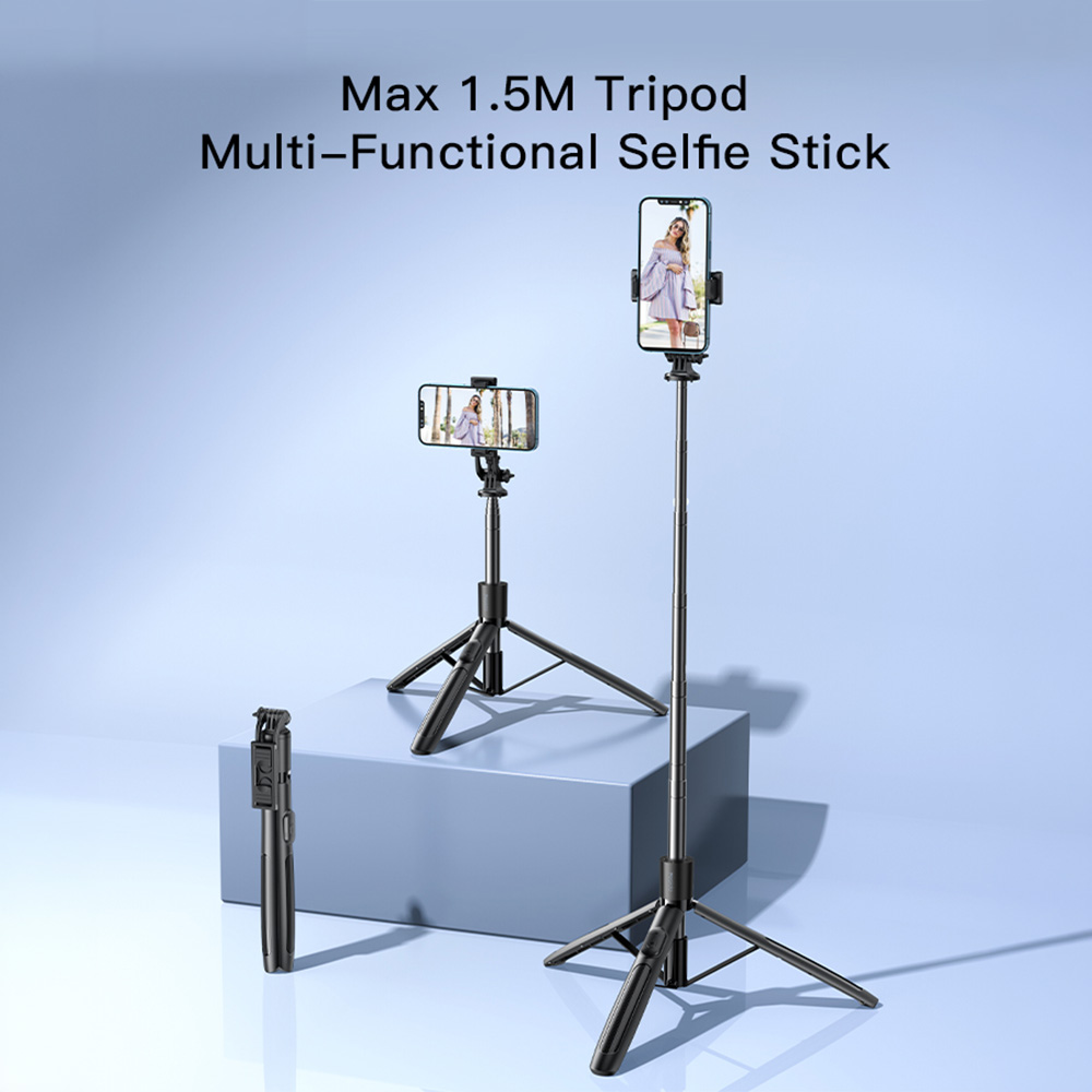 Yesido SF13 Τηλεσκοπική Βάση Tripod για Κάμερα, DV & LED Light Μαύρο
