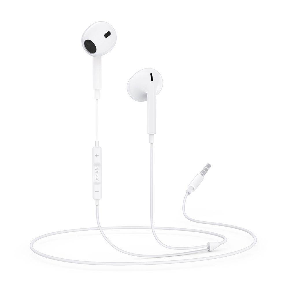 Ακουστικά Yesido Heavy Bass YH39 Jack 3,5mm Λευκό