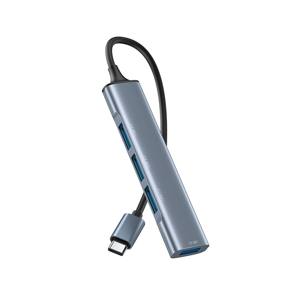 USB Hub Yesido HB17 Type-C σε 4x USB-A Μπλέ