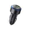 Φορτιστής Αυτοκινήτου Yesido Y50 USB-A + 2x USB-C 60W Μαύρο