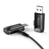 Yesido Αντάπτορας Bluetooth Αυτοκινήτου 5.0 USB σε AUX YAU40 Μαύρο