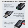 Yesido Αντάπτορας Bluetooth Αυτοκινήτου 5.0 USB σε AUX YAU40 Μαύρο