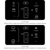 Yesido Bluetooth Audio Adapter YAU41 3.5mm Jack Διπλής Λειτουργίας (TX/RX) Μαύρο