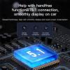 Yesido Bluetooth Audio Adapter YAU41 3.5mm Jack Διπλής Λειτουργίας (TX/RX) Μαύρο
