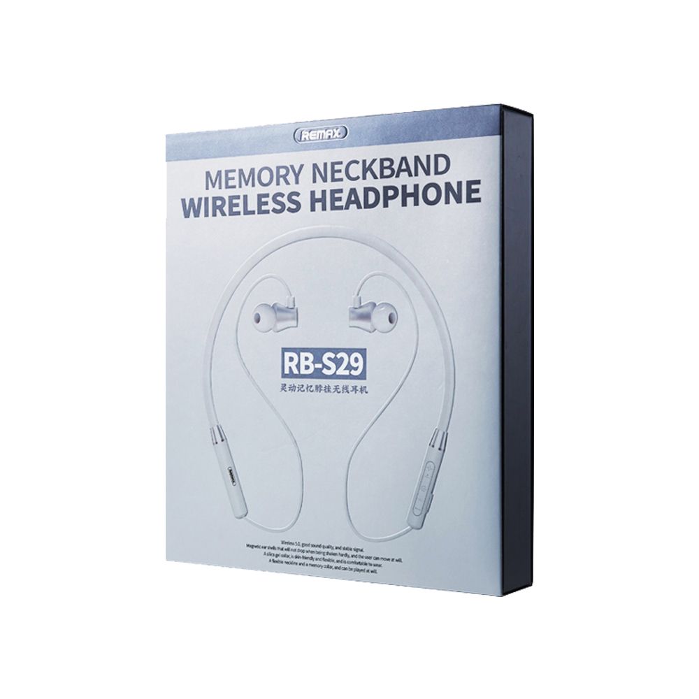 REMAX RB-S29 Memory Neckband Wireless Headphone Λευκό