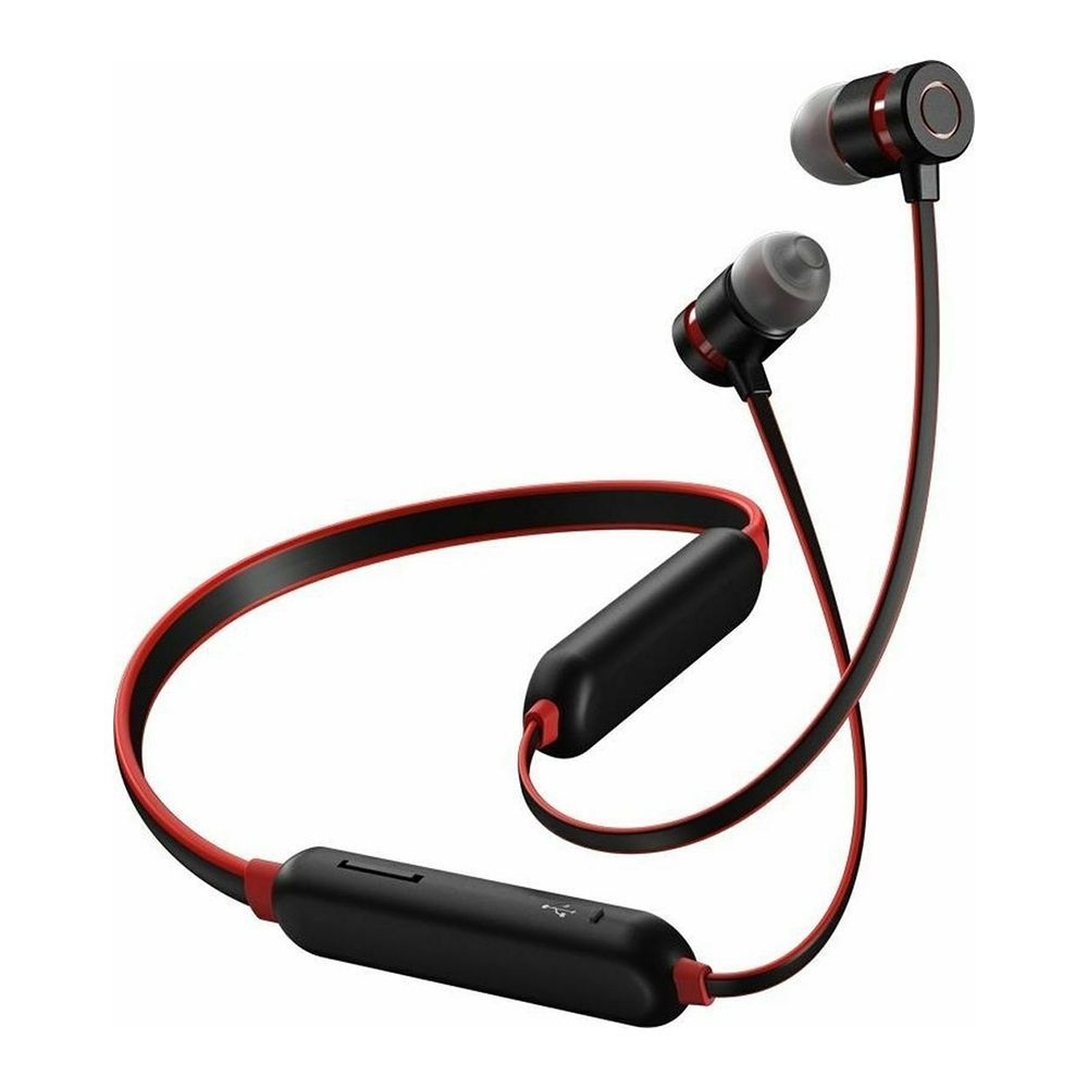 REMAX Sports Earphone RX-S100 (Support SD Card) Μαύρο / Κόκκινο