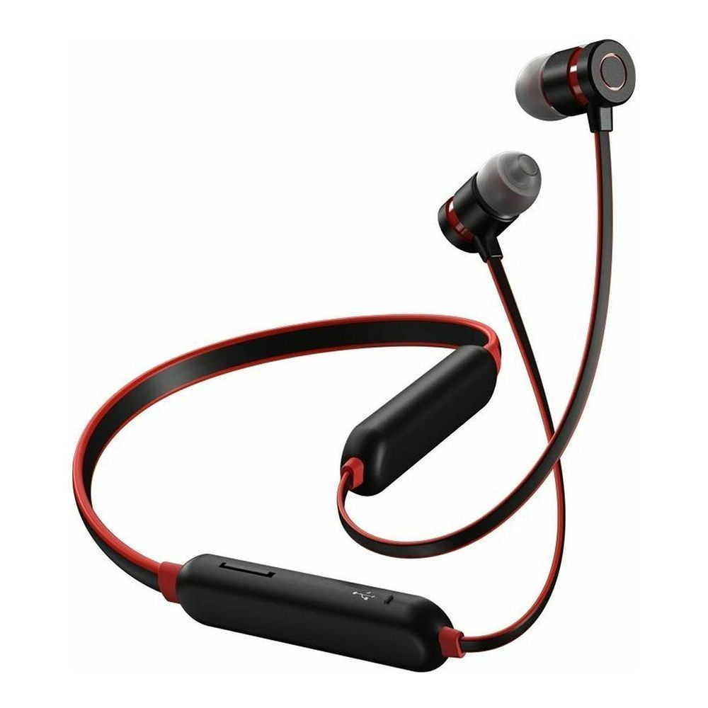 REMAX Sports Earphone RX-S100 (Support SD Card) Μαύρο / Κόκκινο