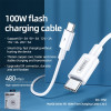 Καλώδιο Remax RC-175c Marlik Series PD100W|Fast Charge Type-C to Type-C 1mΚαλώδιο Remax RC-175c Marlik Series PD100W|Fast Charge Type-C to Type-C 1m Λευκό