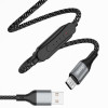 Καλώδιο Dudao Micro Usb με Χρονοδιακόπτη 5Α 1m Μαύρο