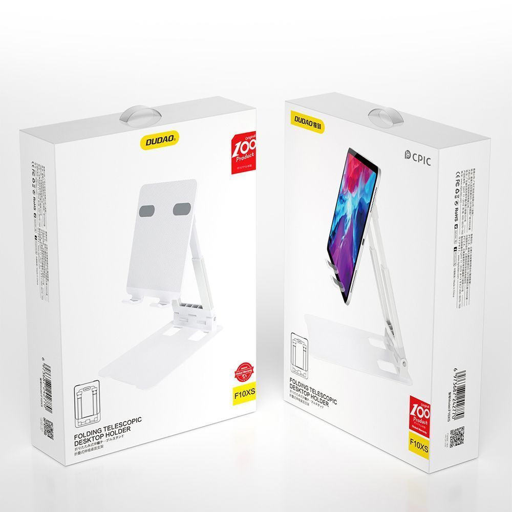 Dudao Telescopic F10XS Αναδιπλούμενη Βάση Στήριξης Τηλεφώνου & Tablet Μαύρο