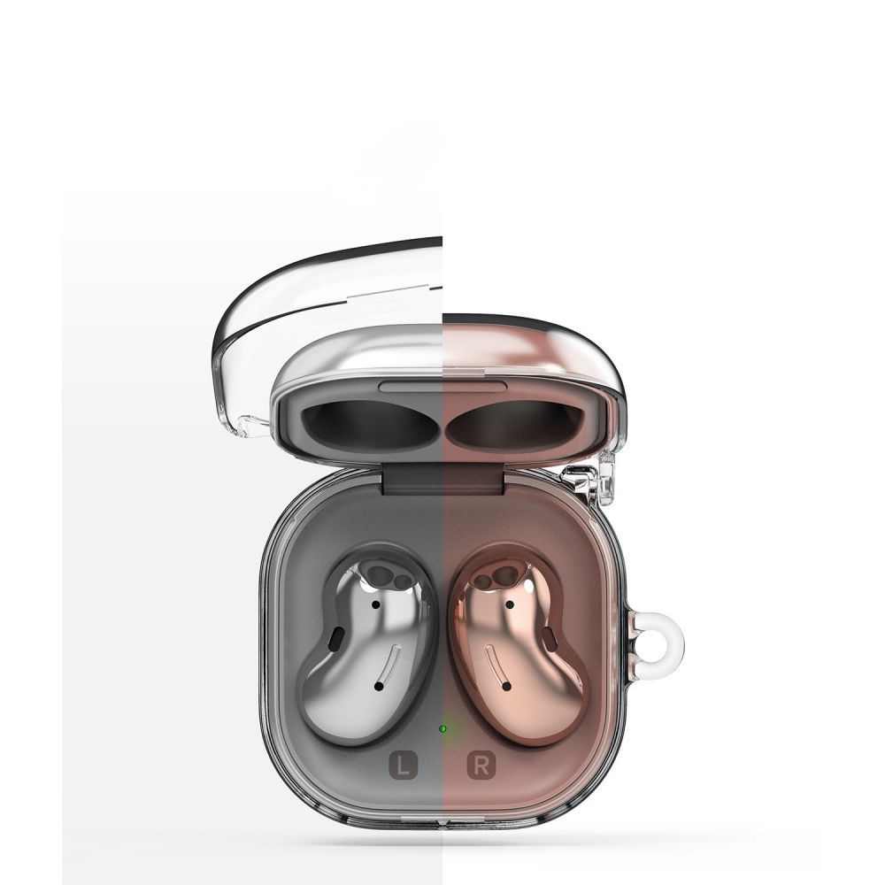 Θήκη Σιλικόνης για Samsung Galaxy Buds 2 / Live / Pro / 2 Pro Ringke Hinge Διάφανο