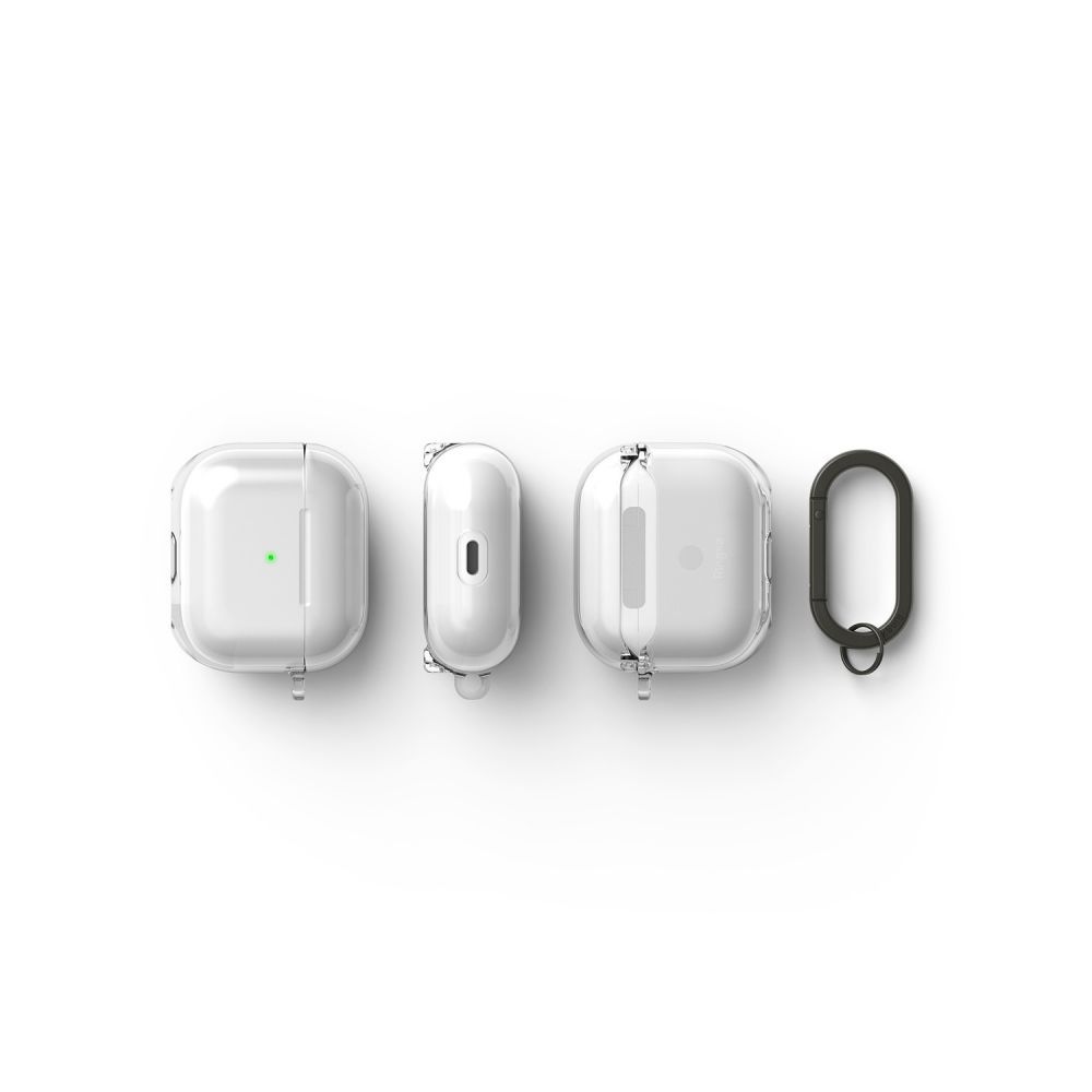 Θήκη PC με Γάντζο Ringke Hinge για Apple AirPods 3 Διάφανο