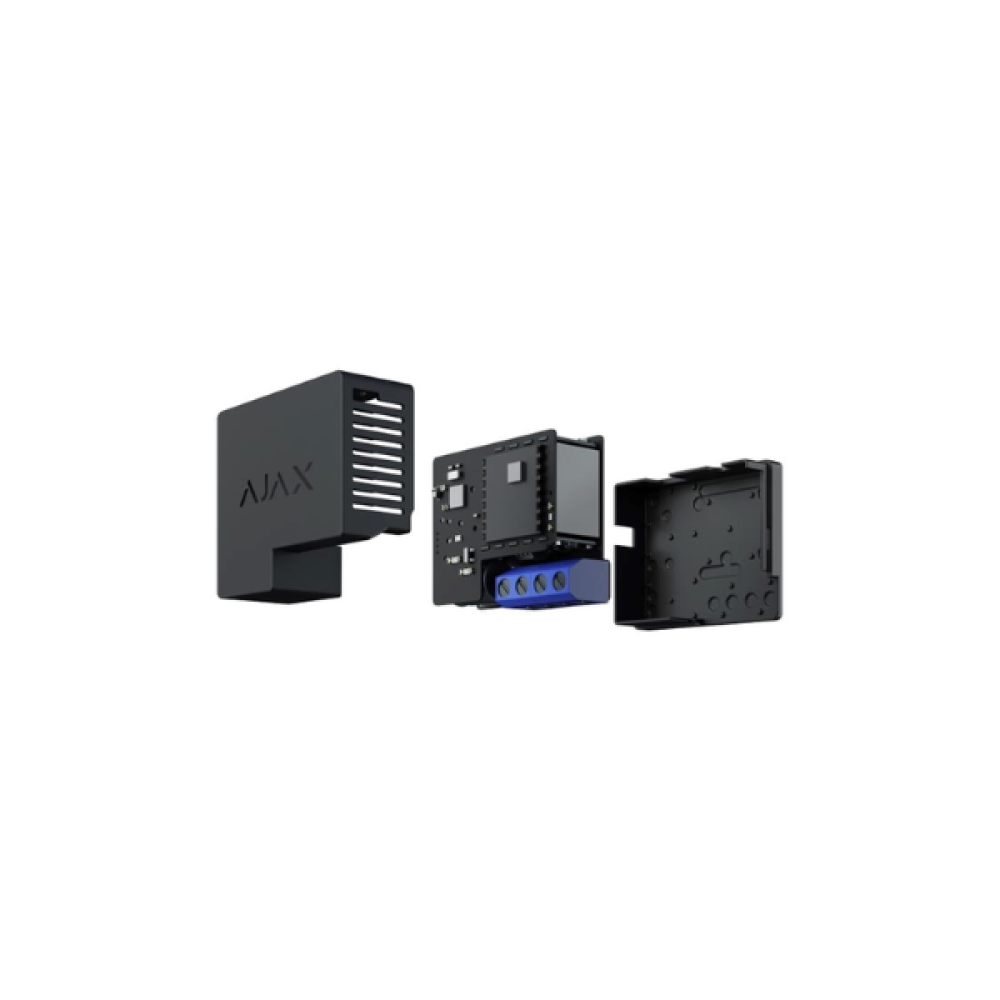 Relay Black Wireless Low-Current 12V Dry Contact Relay AJAX