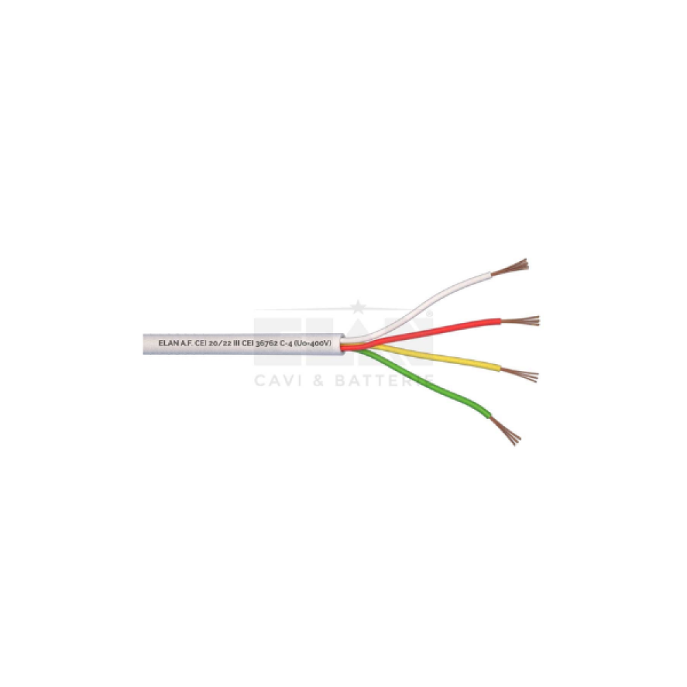 Καλώδιο Συναγερμού 4 x 0,22mm 50041 Elan