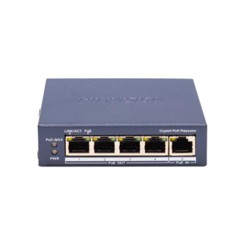 DS-3E0505P-E/R 5-Port Gigabit PoE Repeater Hikvision
