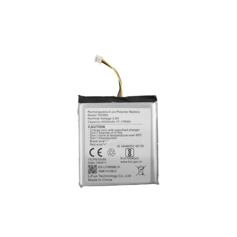 Battery Lithium 3.8V-4520mAh 11.176Wh for AX PRO panels Hikvision