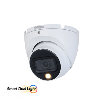 HAC-HDW1200TLM-IL-A-0280B-S6 2MP Smart Dual Light HDCVI Fixed-focal Eyeball 2.8mm Camera Dahua