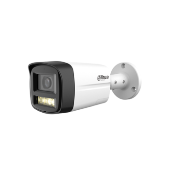 HAC-HFW1200TLM-IL-T-0280B-DIP 2MP Smart Dual Light HDCVI Two-way Talk Fixed-focal Bullet Camera Dahua