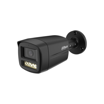 HAC-HFW1500TLM-IL-A-0280B-S3-DIP-Black 5MP Smart Dual Light HDCVI Fixed-focal Bullet Camera Dahua
