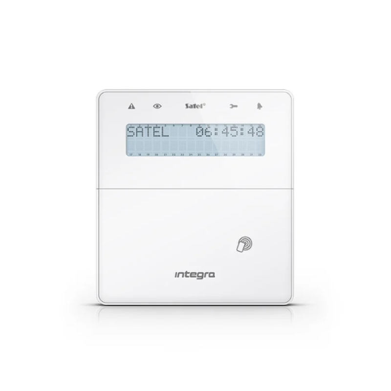 INT-KWRL2-W ασύρματο πληκτρολόγιο με οθόνη LCD συναγερμού Satel