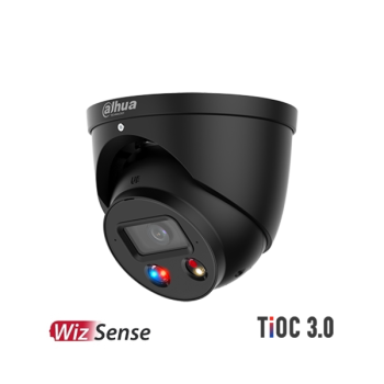 IPC-HDW3549H-AS-PV-0280B-S5 Black 5MP Smart Dual Illumination Active Deterrence Fixed-focal Eyeball WizSense Network Camera