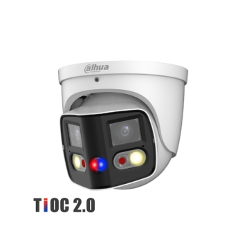 IPC-PDW3849-A180-AS-PV 2x4MP TiOC Duo Splicing Fixed-focal Eyeball WizSense IP Camera Dahua