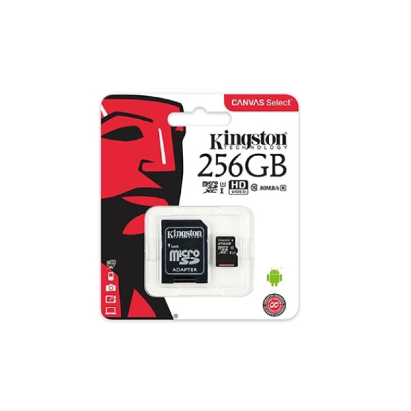 Kingston Κάρτα Μνήμης 256GB MicroSD Class10