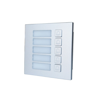 VTO4202F-MB5  5-Button Module for Modular Outdoor Station Hybrid System for VTO4 Series Dahua