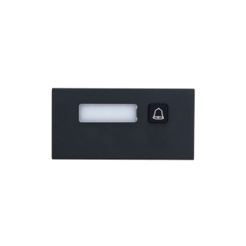VTO4202FB-MB1 One-button Module for 2-wire IP Modular Apartment Door Station Black Dahua