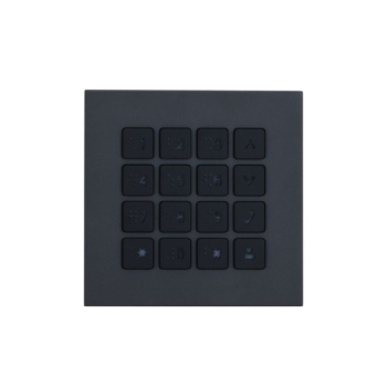 VTO4202FB-MK Keyboard Module for 2-wire IP Modular Apartment Door Station Black Dahua