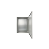 Metal enclosure with mounting plate AWOH608030 Pulsar