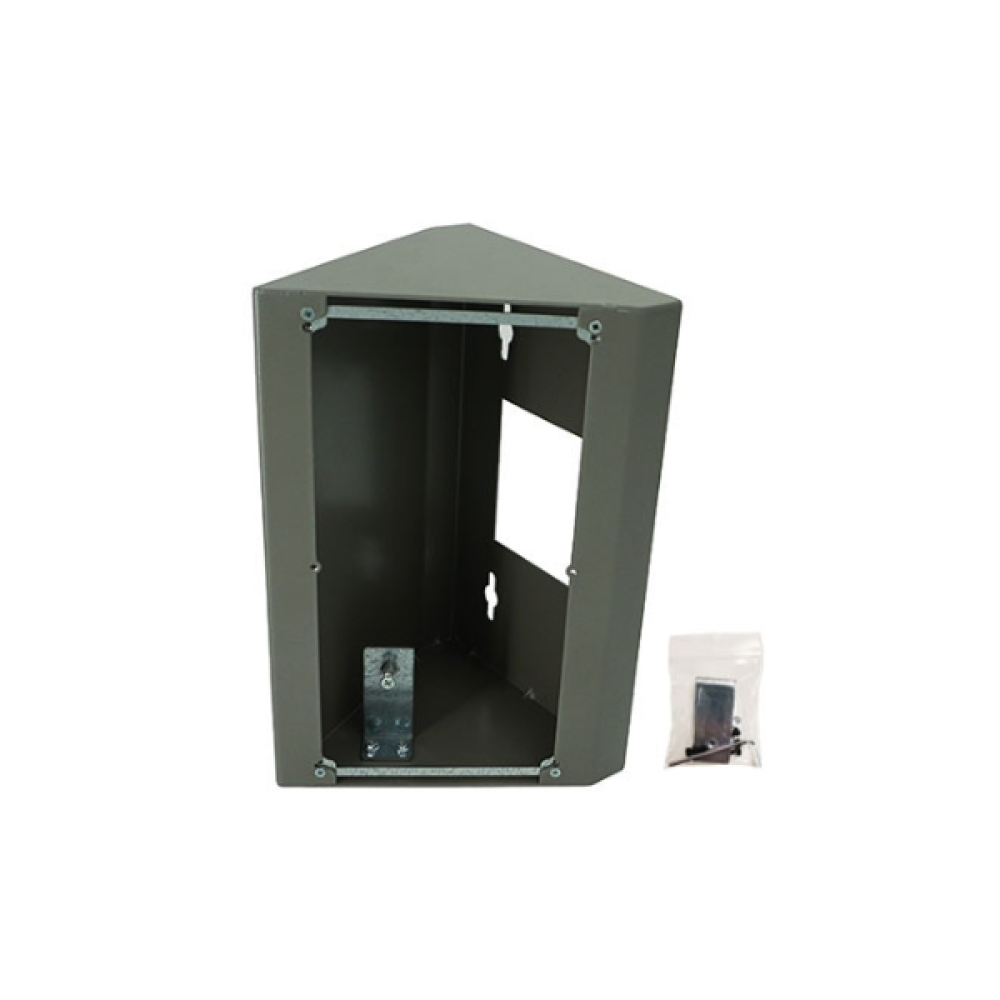 Two Module Gray Corner Bracket 45' Surface for Dahua Video Door Phone Unit for VTO4202 Series
