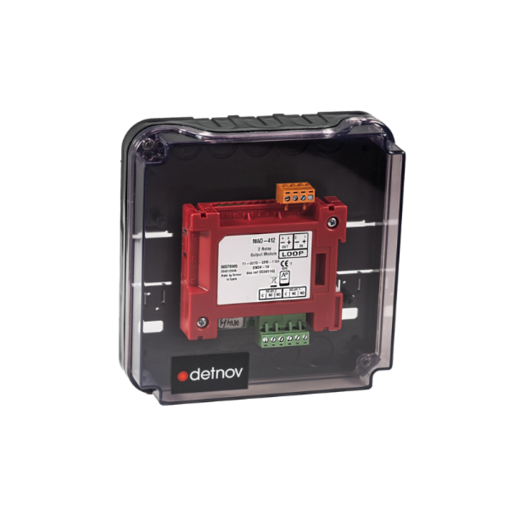 BOX-ONE -Διάφανο Κουτί Για Εγκατάσταση Ενός Module Σειρά Mad-400 Detnov