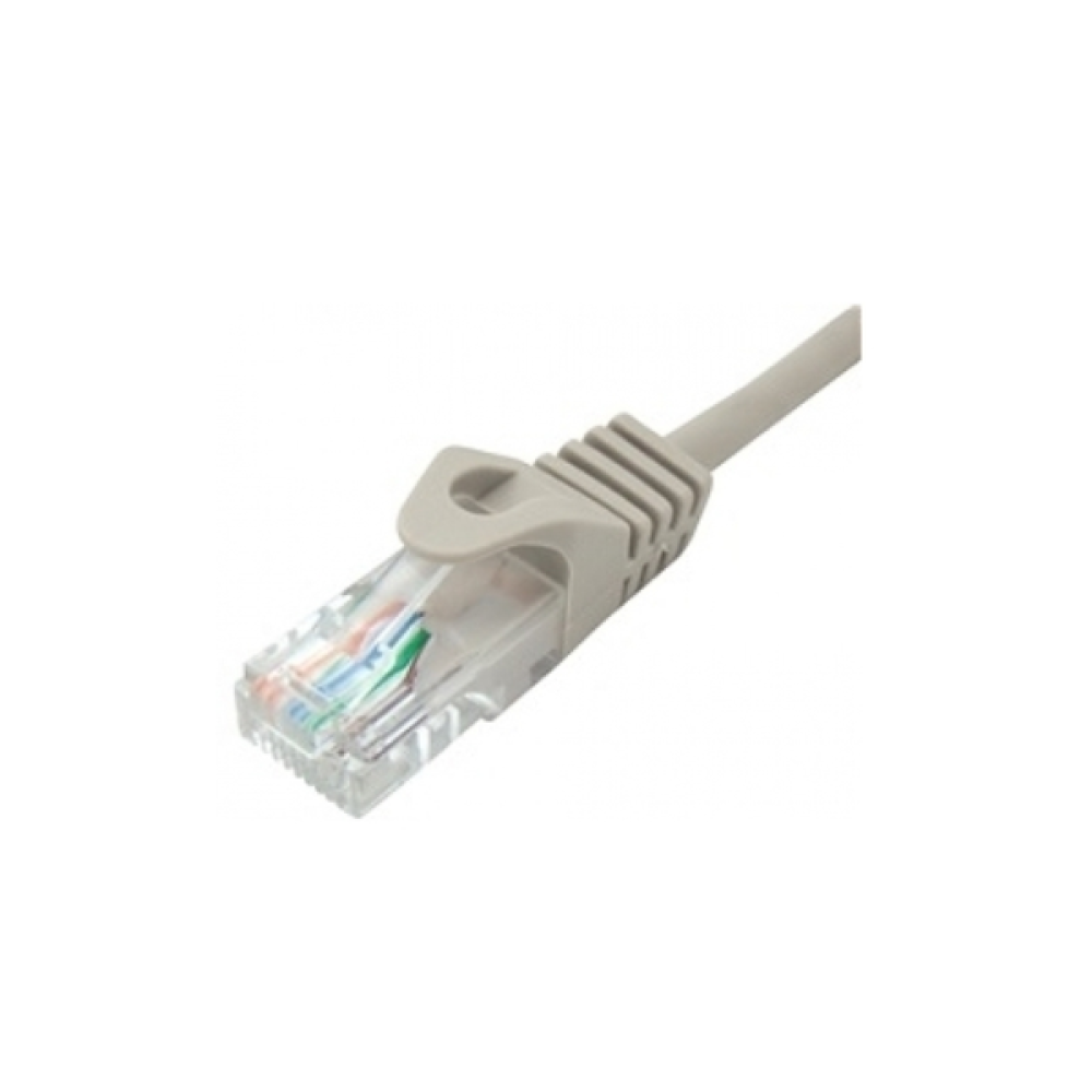 Patch Cord UTP Cat6 1m Γκρι