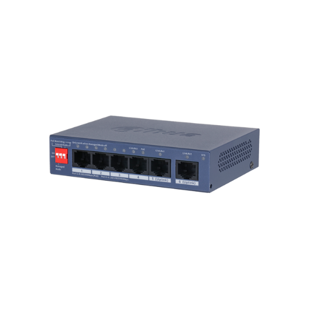 CS4006-4ET2GT-36 6-Port Cloud Managed Desktop Switch with 4-Port PoE Dahua