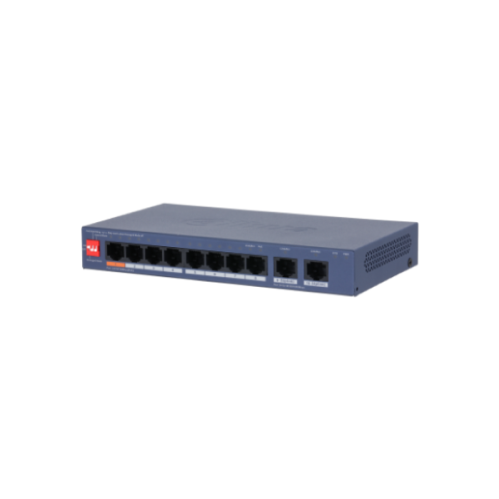 CS4010-8ET2GT-60 10-Port Cloud Managed Desktop Switch with 8-Port PoE Dahua