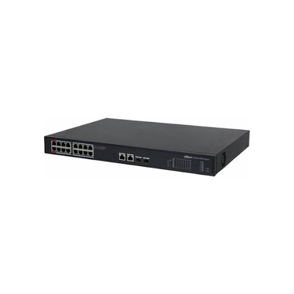 S3220-16GT-190 20-Port Unmanaged Desktop Gigabit Switch with 16-Port PoE Dahua