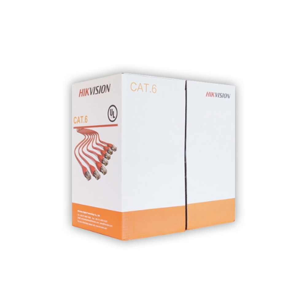 DS-1LN6-UU Orange Cable UTP 305m CAT 6 Hikvision