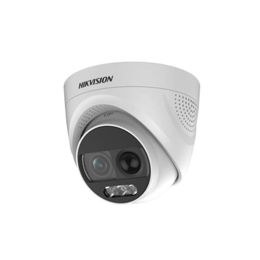 DS-2CE72DFT-PIRXOF28  2MP 2.8mm ColorVu PIR Siren Fixed Turret Camera Hikvision