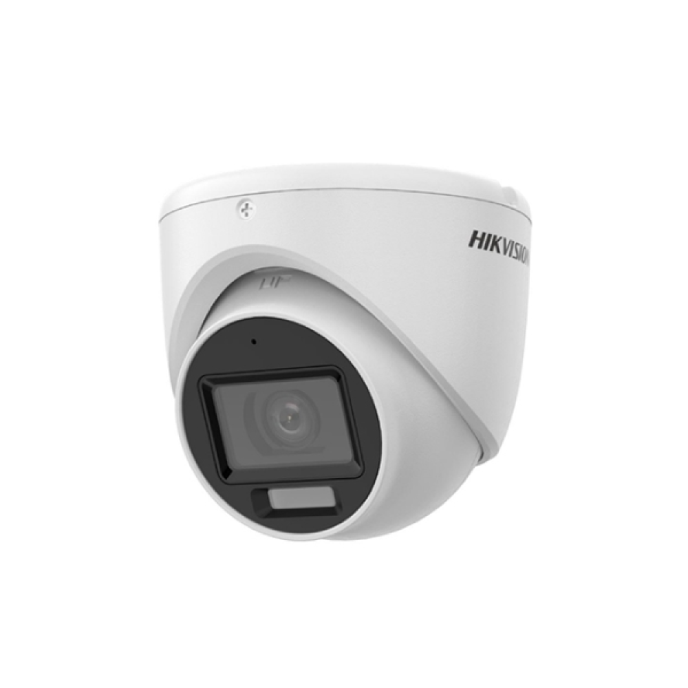 DS-2CE76D0T-LMFS 2MP 2.8mm Smart Hybrid Light Audio Fixed Turret Camera Hikvision