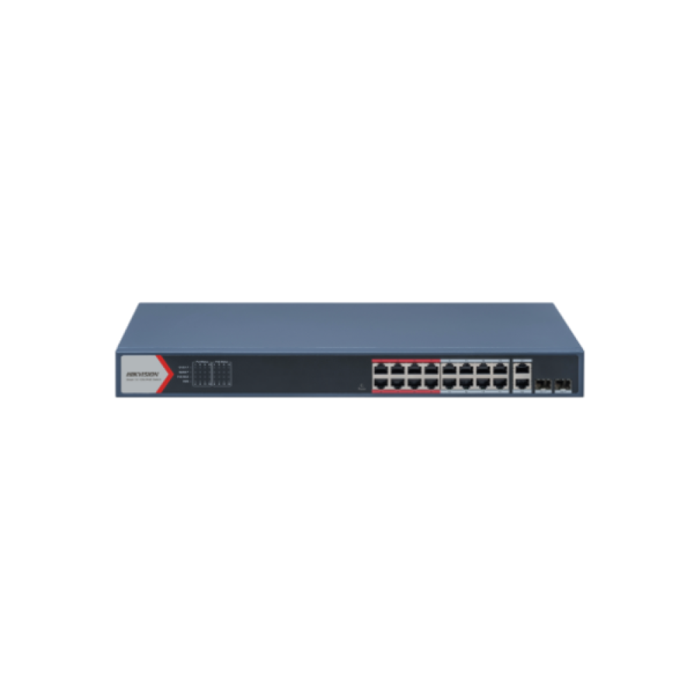 DS-3E1318P-EI(B)  16 Port Fast Ethernet Smart POE Switch Hikvision